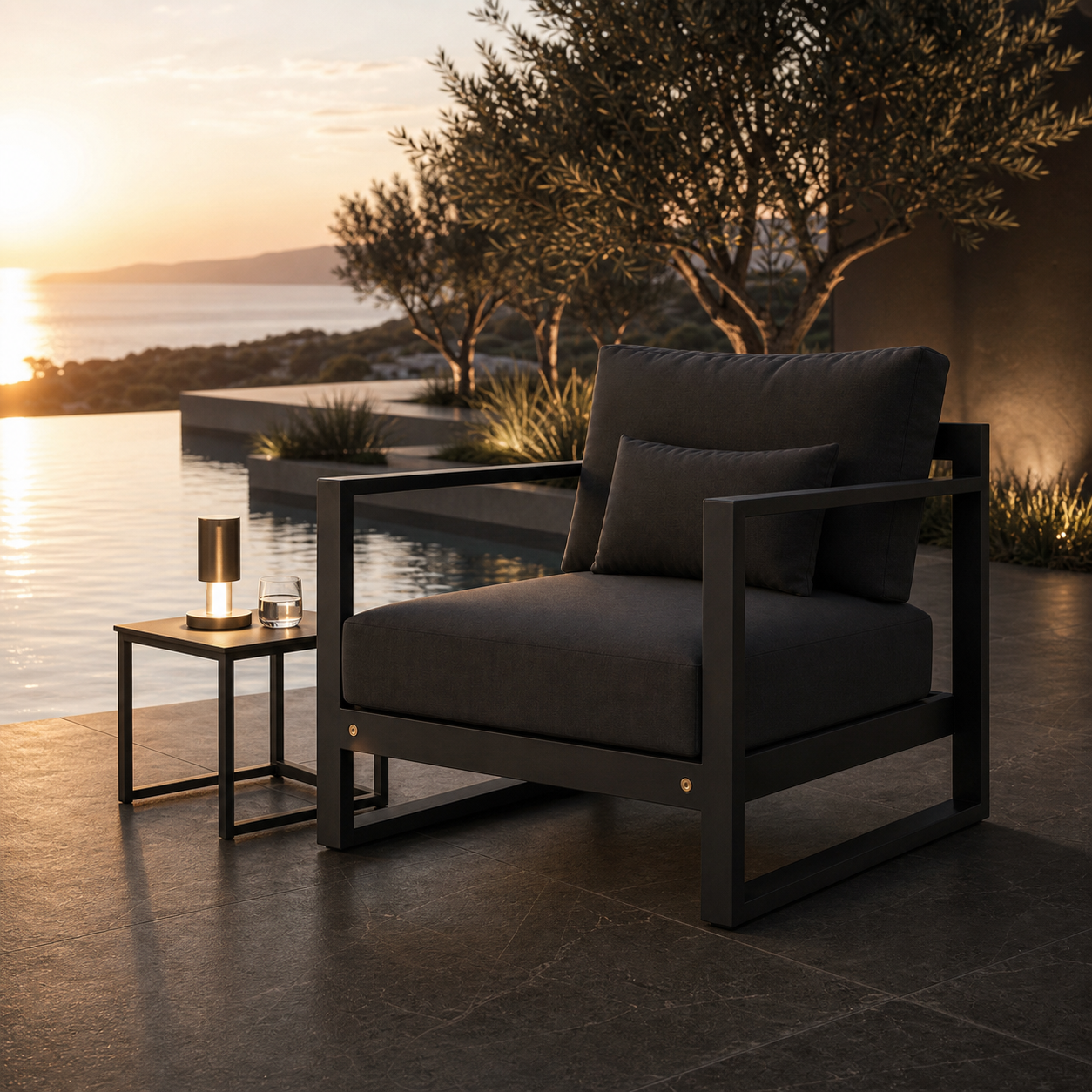 SIGNATURE Lounge-Sessel – luxuriöser Outdoor-Sessel mit Komfortpolsterung – Bild 20