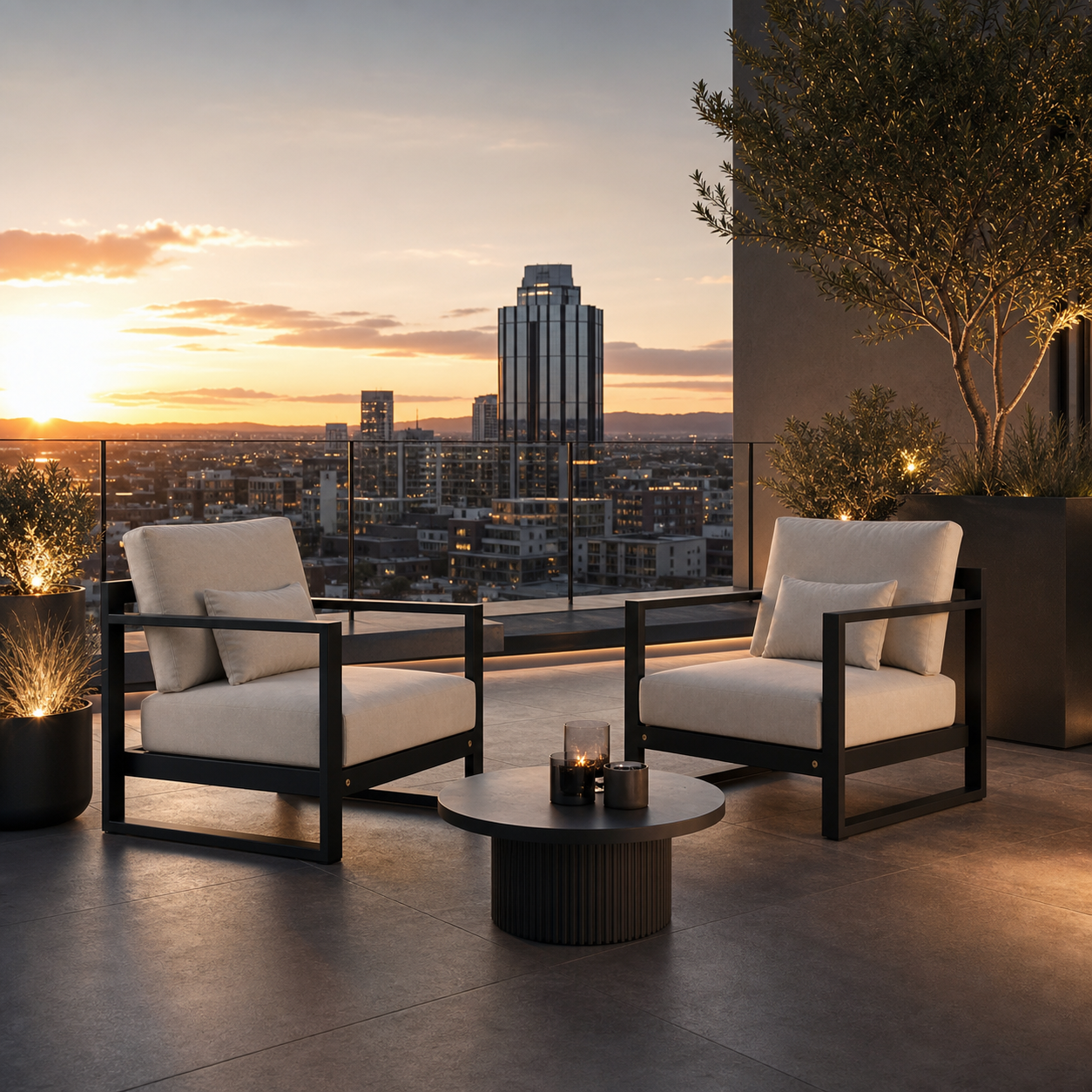 SIGNATURE Lounge-Sessel – luxuriöser Outdoor-Sessel mit Komfortpolsterung – Bild 3