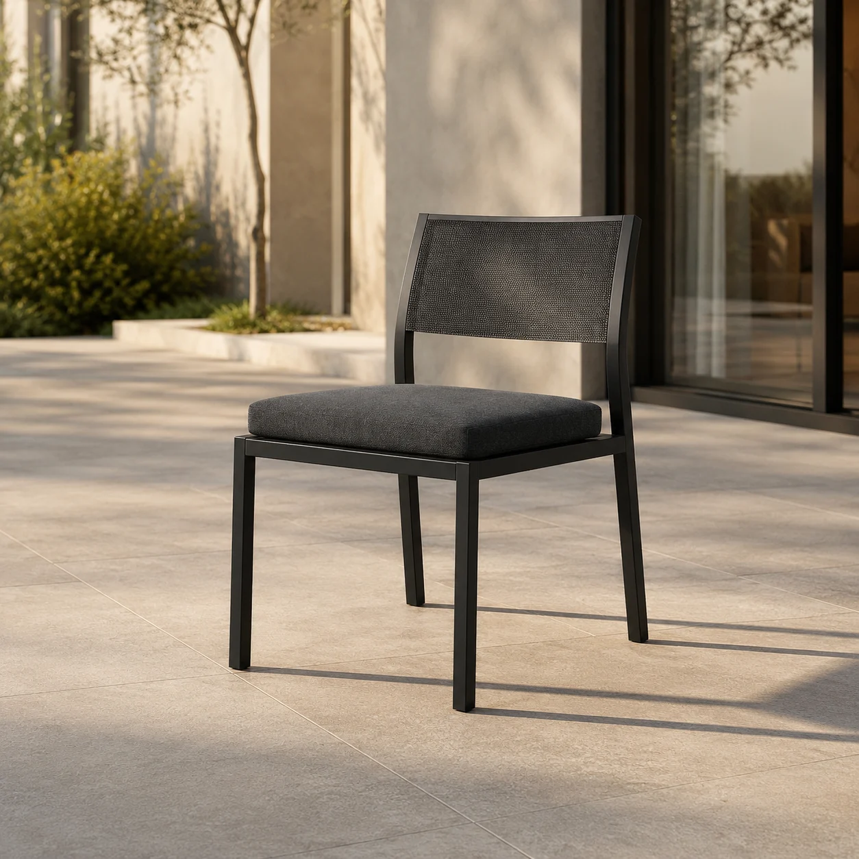 LINEA Stuhl – minimalistischer Outdoor-Stuhl – Bild 8