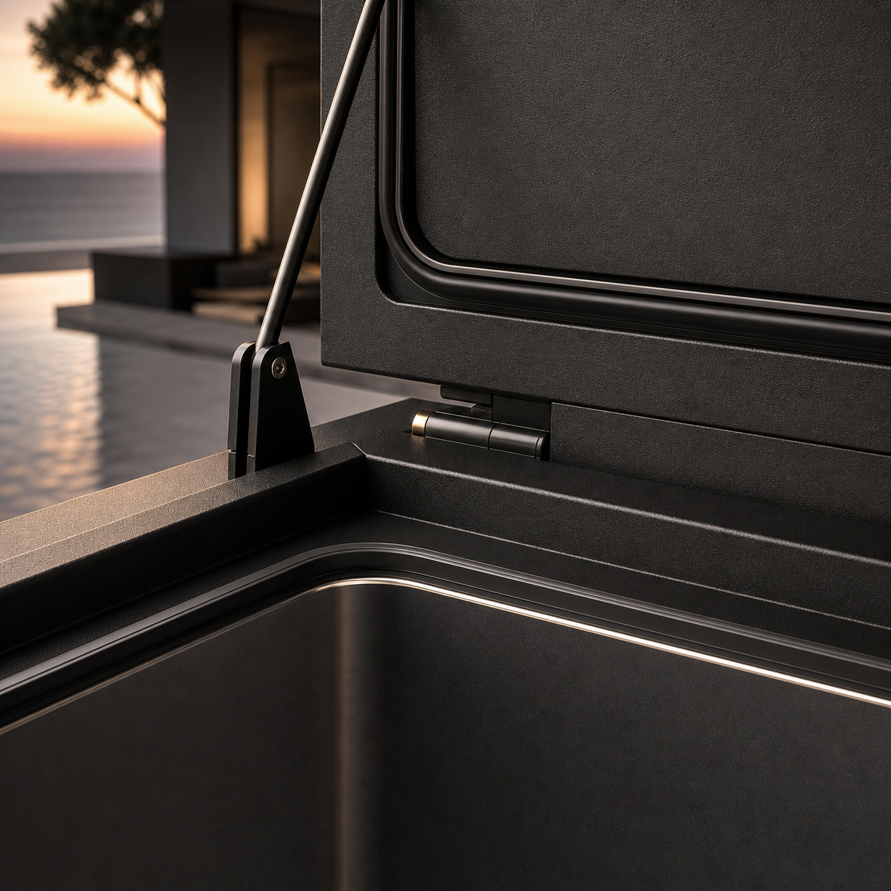SIGNATURE Kühlbox – luxuriöses Outdoor-Kühlmöbel für Getränke – Bild 5