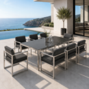 ATELIER Dining Lounge Set – exklusive Outdoor Essgruppe für 8 Personen