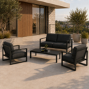 LINEA Chill Lounge Set – Outdoor Loungegruppe für 4 Personen