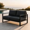 LINEA 2-Sitzer Sofa – modernes Outdoor-Loungesofa mit Polsterung