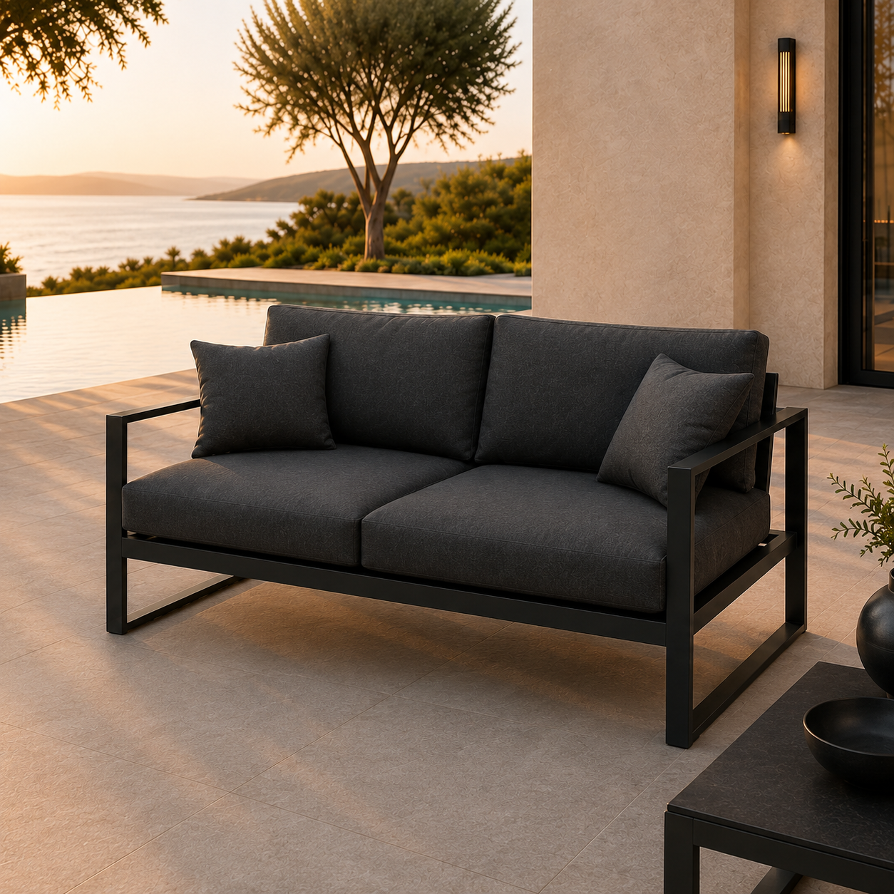 LINEA Chill Lounge Set – Outdoor Loungegruppe für 4 Personen – Bild 6
